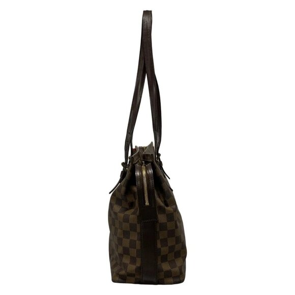 LOUIS VUITTON Chelsea N51119 Ebene Damier TH1026 Shoulder Bag Damier Canvas - Picture 4 of 10